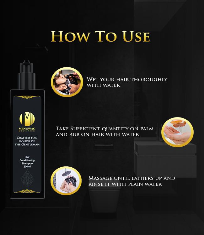 How to Use Men swag Shampoo